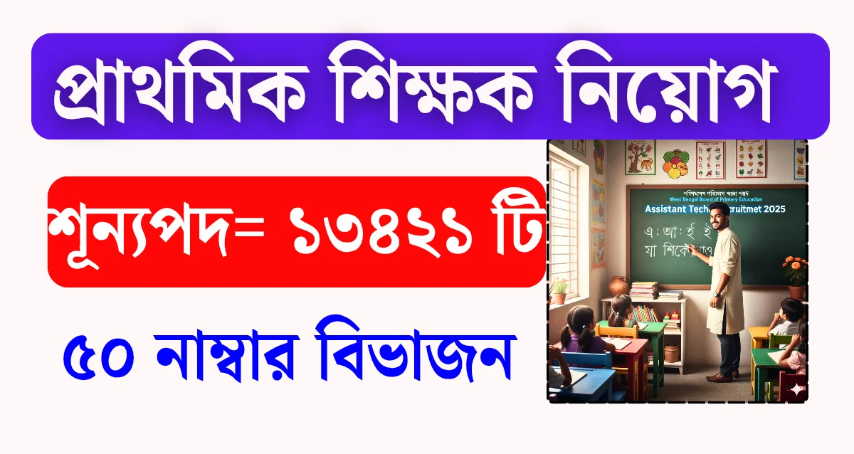 WB Primary Teacher Recruitment 2025