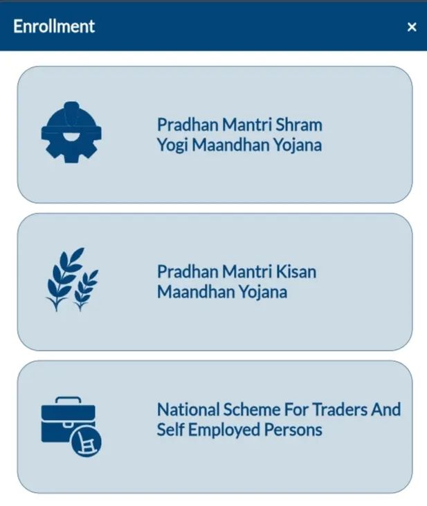 Pm shram yogi maandhan Yojana online registration
