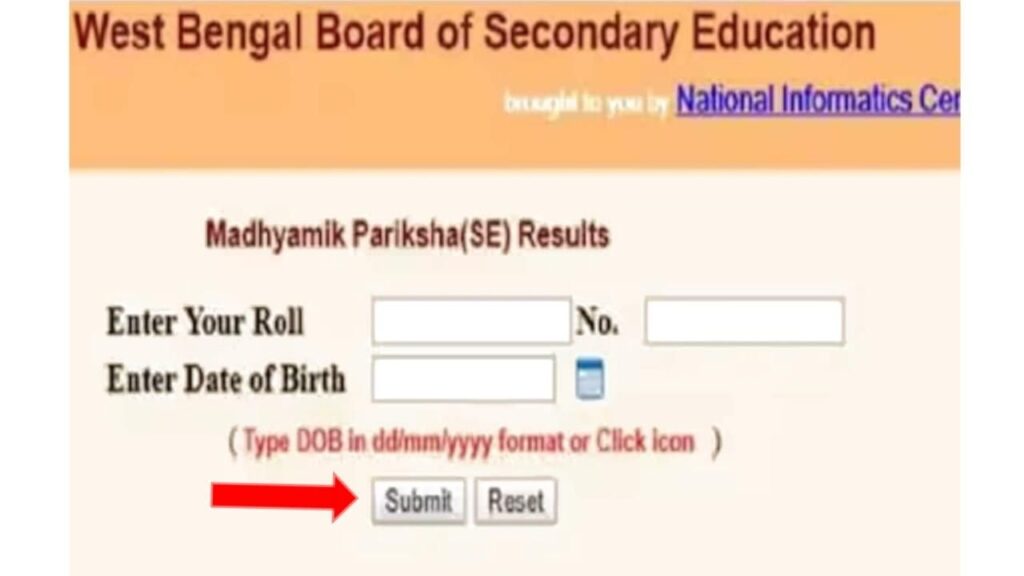 WB Madhyamik Result check online